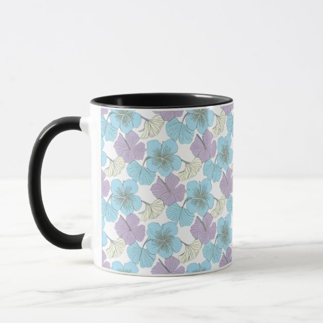 Pastell Blommig Kaffemugg (Vänster)