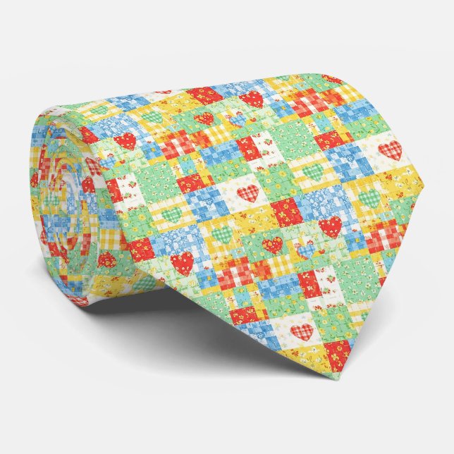 Pastell Blommig Lapptäcke Picknick Mönster Slips (Rullad)