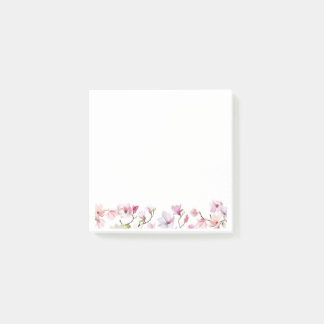 Pastell Blommig Post-it Block