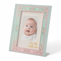 Pastell Blommig Rosa Mint Bildram