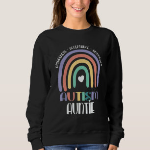 Pastell Boho Regnbåge Stolt Faster Autism Familj T Shirt