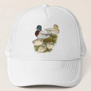 Pastell Call Duck Familj Keps