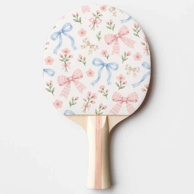 Pastell Coquette Båg Pingisracket (Framsidan)