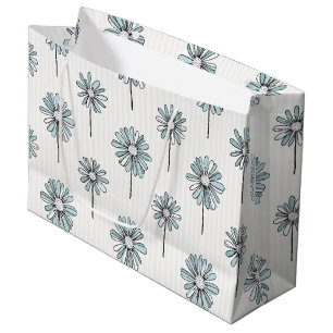 Pastell Daisy Linje Konst Rand
