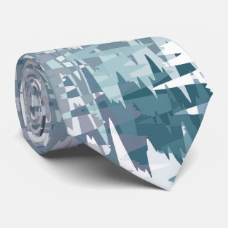 Pastell Dämpad Färg Abstrakt Mönster Slips