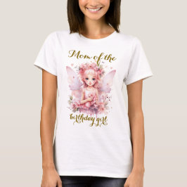 Pastell Fågel blomster trädgård te party födelseda T Shirt