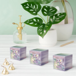 Pastell Fantasy Drak Babyshower Presentaskar