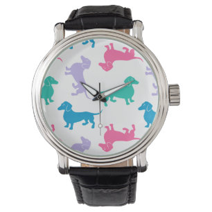 Pastell färgade taxar armbandsur