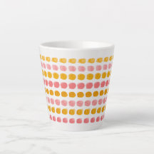 Pastell Färgglad Latte Mugg – Livlig och Stylish