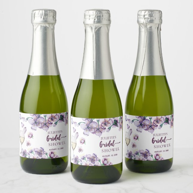 Pastell Flerfärgad | Elegant Bröllopsdusch i akvar (Flaskor)
