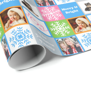 Pastell för julglädjeSnowflake tillfogar Presentpapper