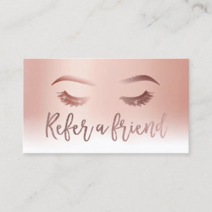Pastell för salong för snärtMakeupkonstnär rosa Rabattkort