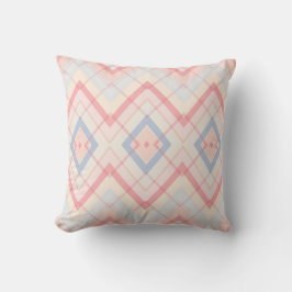 Pastell Geometrisk Karoad Throw Kudd Kudde