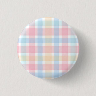 Pastell Gingham – Mjukt Vattenfärg Mönster Knapp