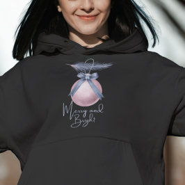 Pastell Glad och Ljusstark Julgransprydnad Kvinnor T Shirt
