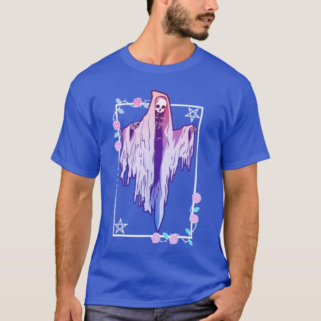 Pastell Goth Ghostarot Style present T Shirt (Framsida)