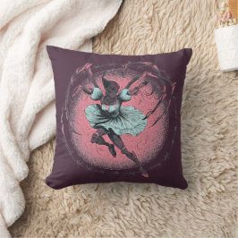 Pastell Goth Spindel Ballerina Kastkudde Kudde
