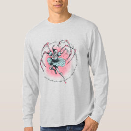 Pastell Goth Spindel Ballerina Långärmad T Shirt