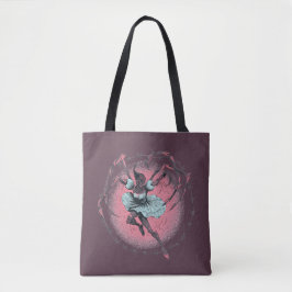 Pastell Goth Spindel Ballerina Toteväska Tygkasse
