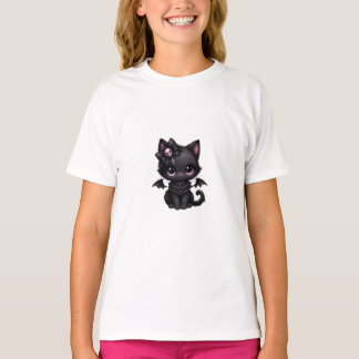 Pastell Gothic Kawaii Djur Söt Mörk Fantasy T Shirt
