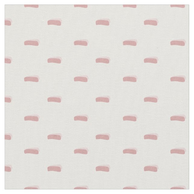 Pastell Grå Röd Minimalistiska Streck på Vit Tyg (Närbild)