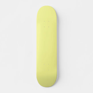 Pastell Gul Enfärgad Mini Skateboard Bräda 18,5 Cm