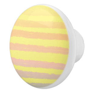 Pastell Gul Rosa Lila Ränder Knopp