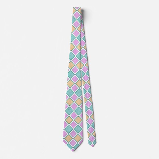 Pastell Harlequin Prism Diamantmönster Slips (Framsida)