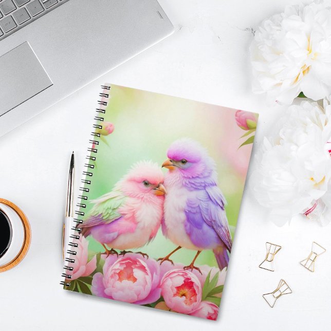 Pastell Harmoni: Fluffiga Sångfåglar Anteckningsbok (Organize Beauty: Pastel Songbirds Notebook for Notes, Journaling, and Planning!)