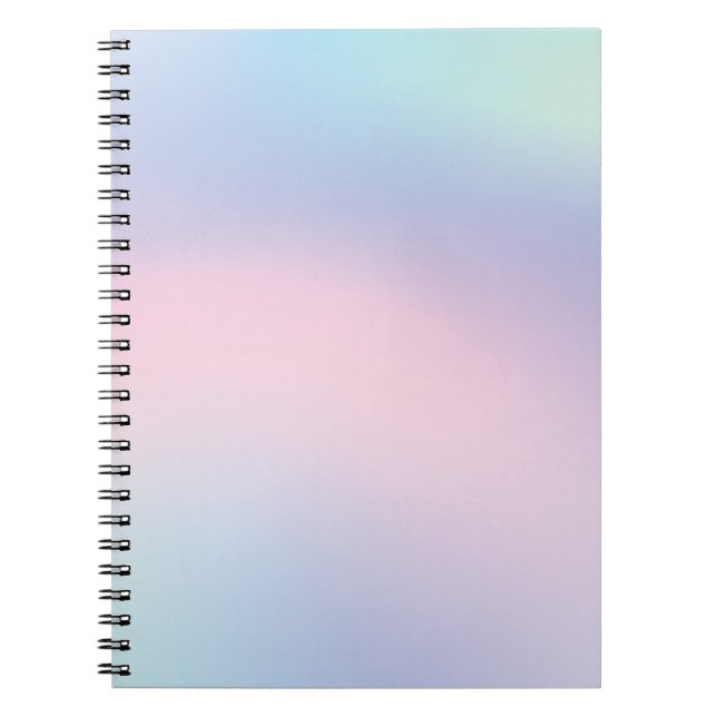 Pastell Holografisk Anteckningsbok (Framsidan)