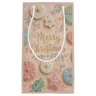 Pastell Julgodis God Jul Snöflinga