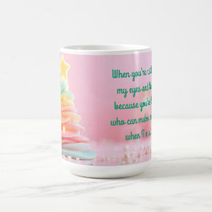 Pastell julvirvel kaffemugg