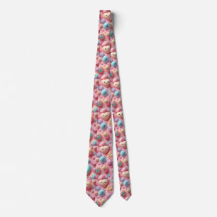 Pastell Kawaii Godis Karaktärs Konst Slips