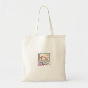 Pastell Kawaii Mysig Bondgård PC Spelare Handväsko Tygkasse