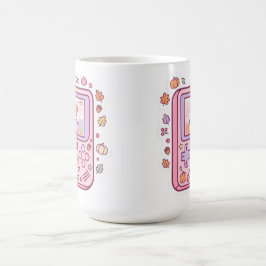 Pastell Kawaii Retro Handhållen Konsol Mugg