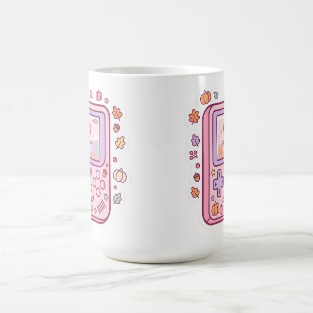 Pastell Kawaii Retro Handhållen Konsol Mugg (Center)