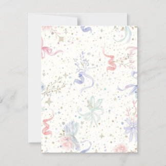 Pastell Konfetti Baby Shower Mönster | Mjuk Rosa B Magnetisk Inbjudningskort