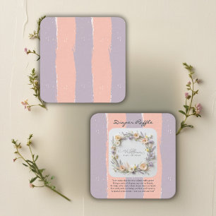 Pastell Könsneutral Vildblomma Baby Shower Tilläggskort