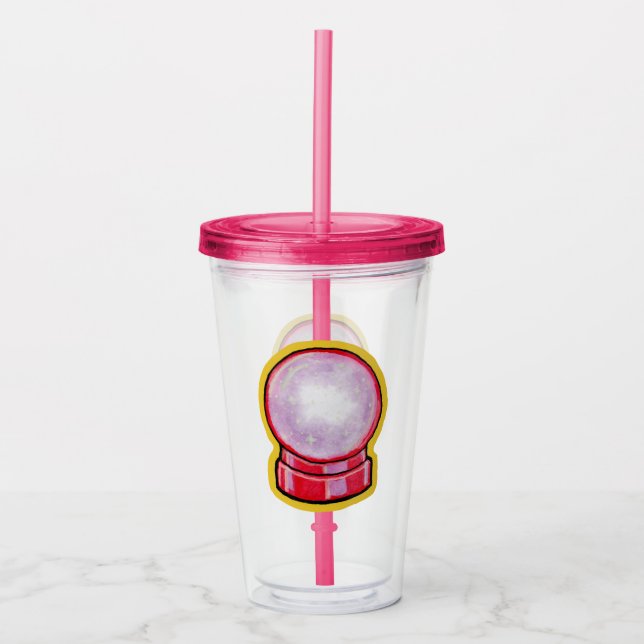 Pastell Kristallkula Take Away Mugg (Framsida)