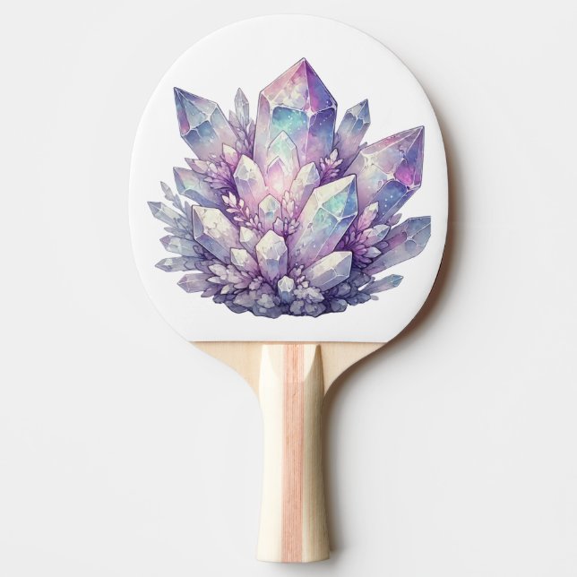 Pastell Kvarts Kluster Pingisracket (Framsidan)