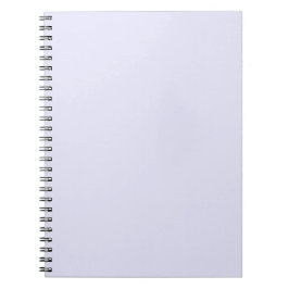 Pastell Lavendel Enfärgad Minimalistisk Anteckningsbok