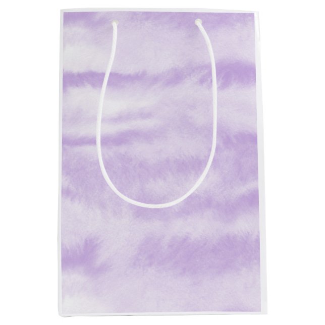 Pastell Lavendel Tie-Dye Vattenfärgseffekt (Framsidan)