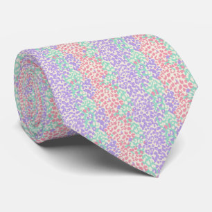 Pastell Leopard Djurtrycksmönster Slips