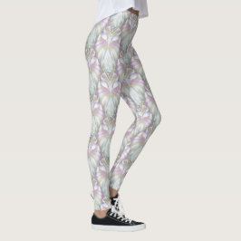 Pastell Lila Oracle-uggla Mönster Leggings