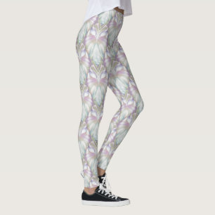 Pastell Lila Oracle-uggla Mönster Leggings