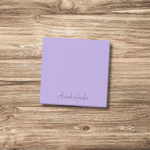 Pastell Lila Professionell Minimalistisk Svart Skr Post-it Block