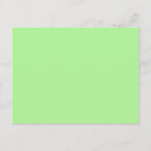 Pastell Lime Sherbet Blank Vykort
