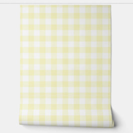 Pastell Ljus Gul Rutig Buffalo Plaid