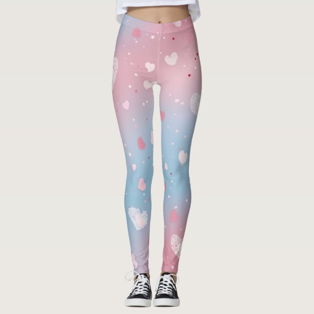 Pastell Löfte Leggings (Framsida)