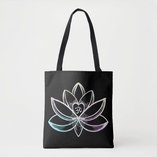 Pastell Lotus  Tygkasse (Framsida)